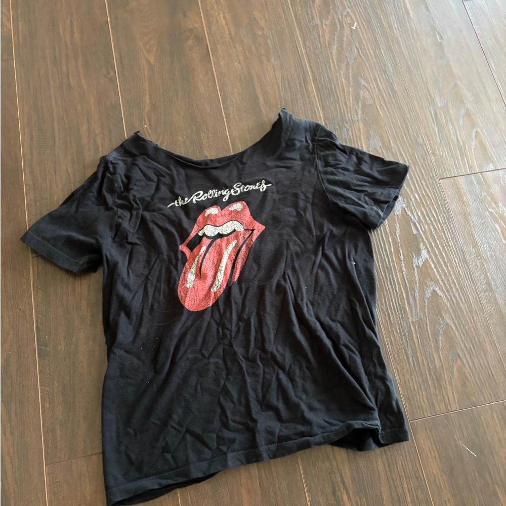 Target Black Rolling Stones Graphic Tee